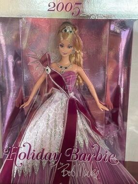 2005 Holiday Barbie by Bob Mackie NRFB Mint Condition Vintage Collectible